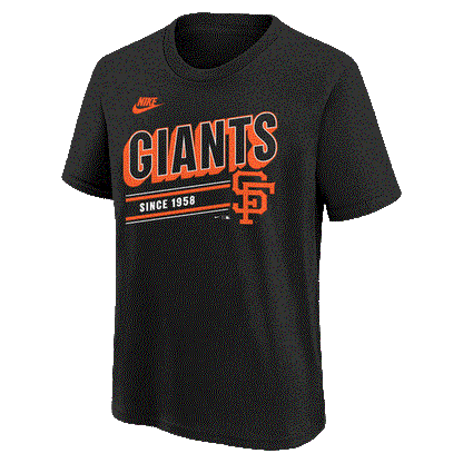 Youth San Francisco Giants Team Logo T-Shirt-Black