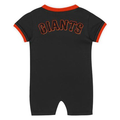 Infants San Francisco Giants PINCH SS COVERALL ONE PIECE