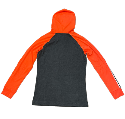New Era Women's San Francisco Giants Lightweight Hoodie-Dark Grey/Orange