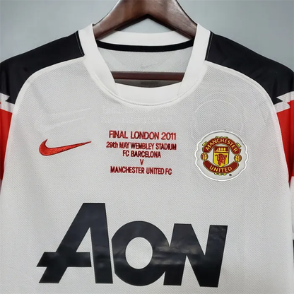 Manchester United Jersey Away Kit 2010/11 Retro Football Team Soccer Shirt