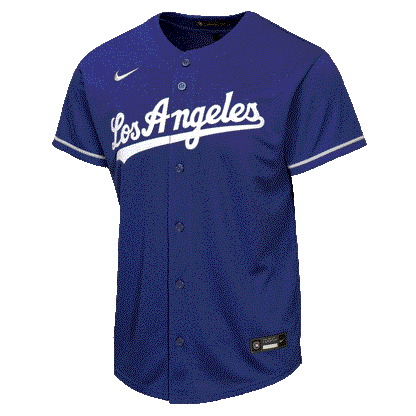 Nike Youth Los Angeles Dodgers Alternative Baseline Jersey-Royal