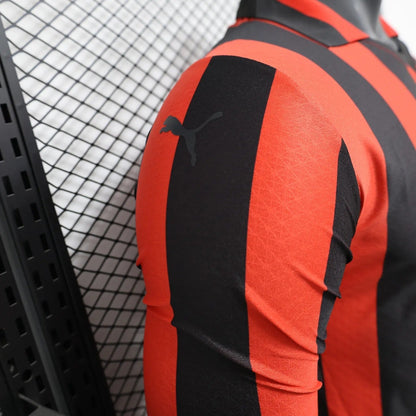 Player Version AC Milan Jersey 25/26 Long sleeves 125-Year Anniversary Football Kit Soccer Jersey
