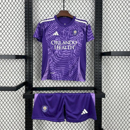 kids orlando city jersey 25/26 home football kit soccer jersey