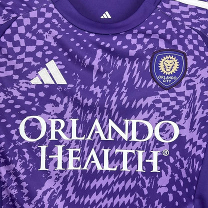 kids orlando city jersey 25/26 home football kit soccer jersey