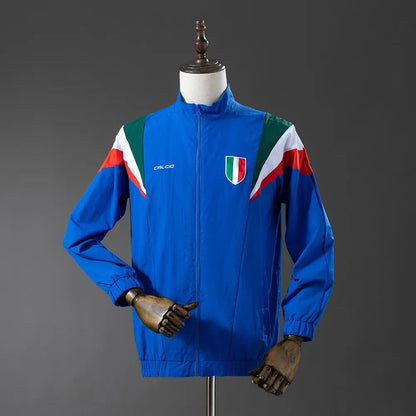 Italy Windbreaker 2025/26 Blue Football Kit