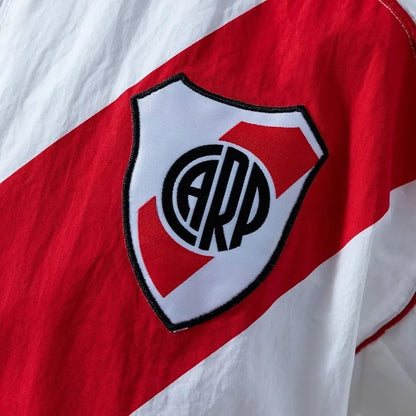 River Plate Windbreaker 2025/26 White Football Kit