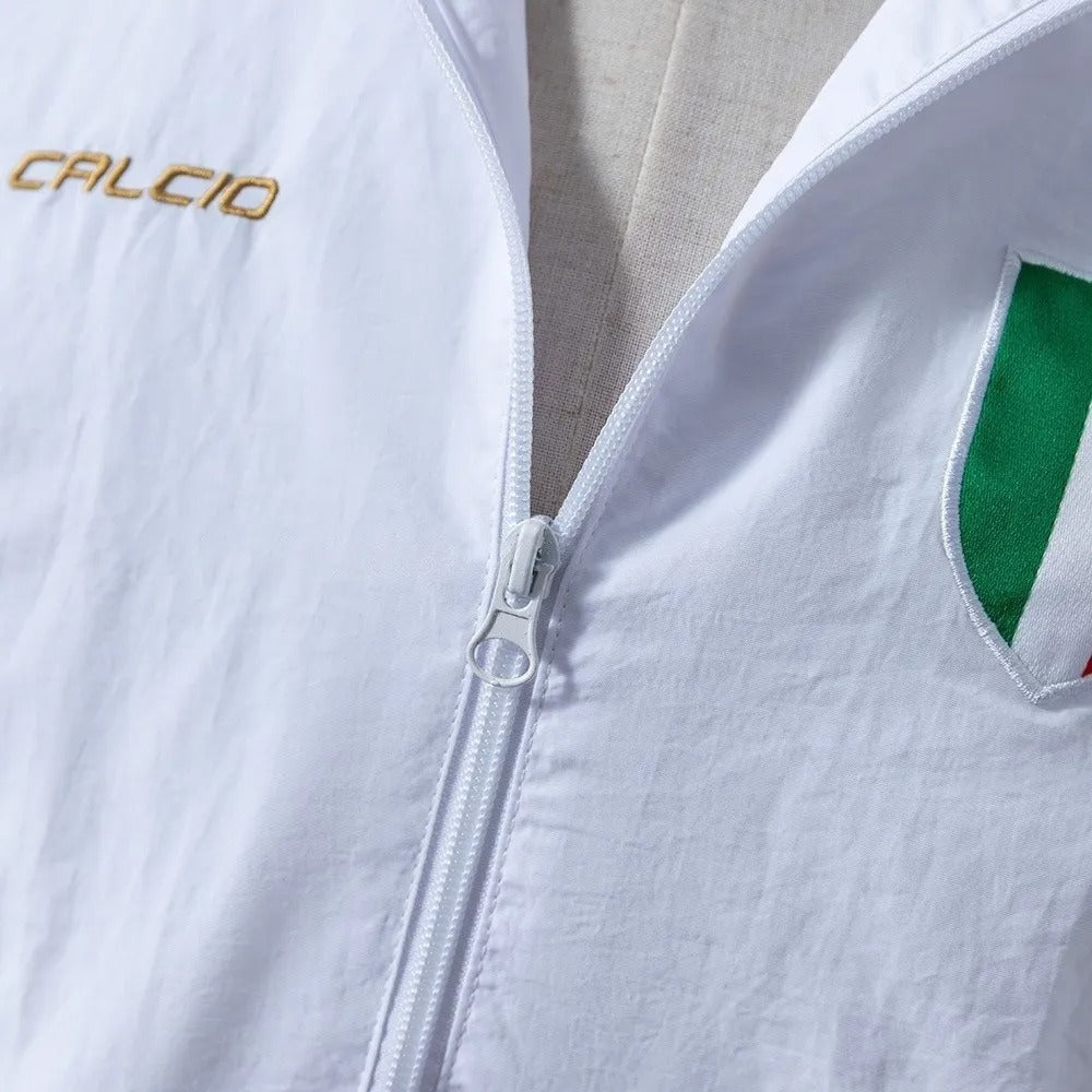 Italy Windbreaker 2025/26 White Football Kit
