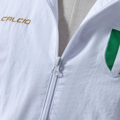 Italy Windbreaker 2025/26 White Football Kit