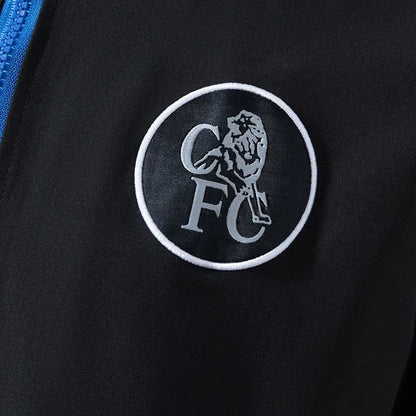 Chelsea Windbreaker 2025/26 Black Football Kit