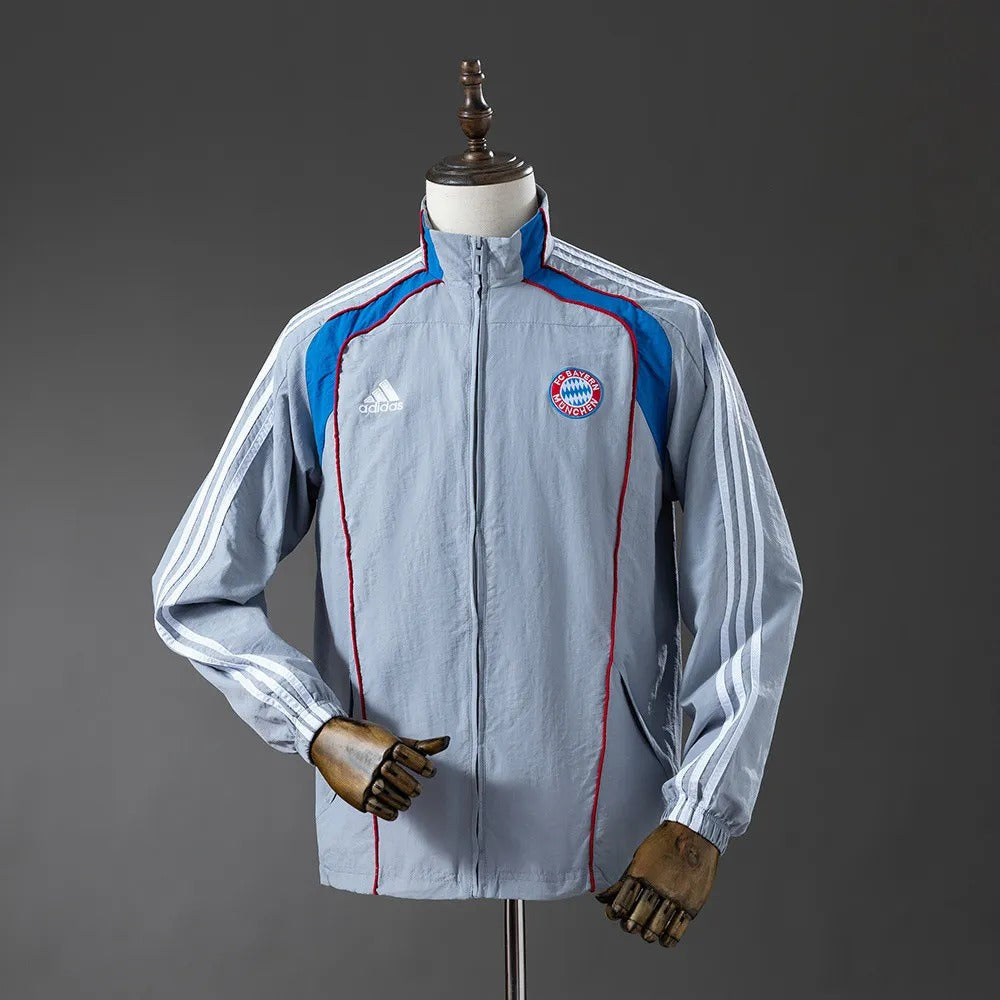 Bayern Munich Windbreaker 2025/26 Grey Football Kit