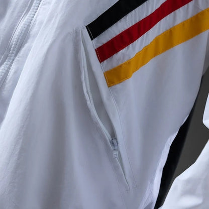 Germany Windbreaker 2025/26 White Football Kit