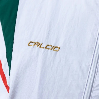 Italy Windbreaker 2025/26 White Football Kit