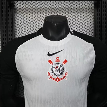 player version corinthians home jersey 25/26 football kit soccer jersey