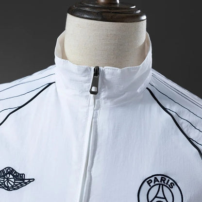 PSG Windbreaker 2025/26 White Football Kit