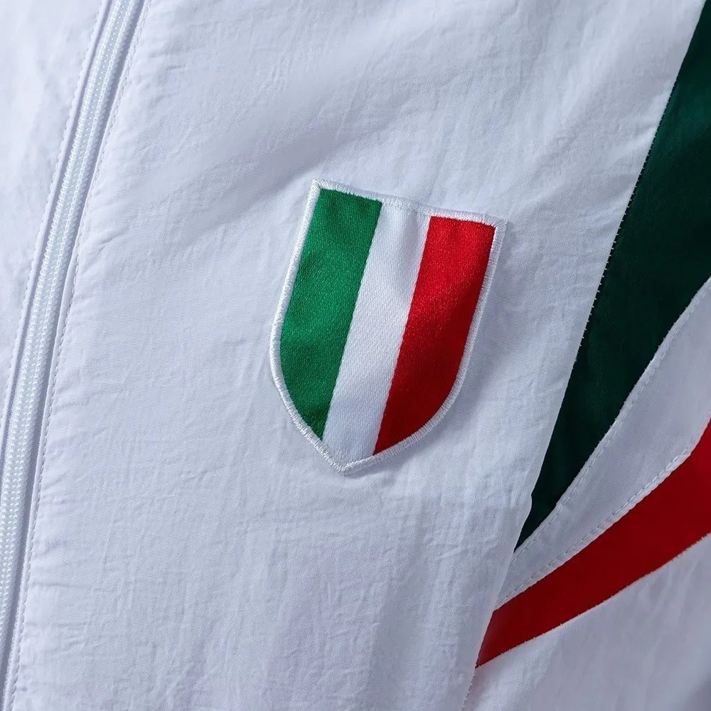 Italy Windbreaker 2025/26 White Football Kit