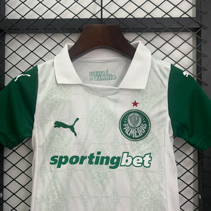 kids palmeiras away jersey 25/26 football kit soccer jersey