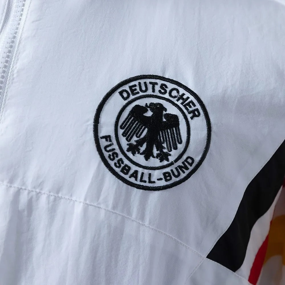 Germany Windbreaker 2025/26 White Football Kit