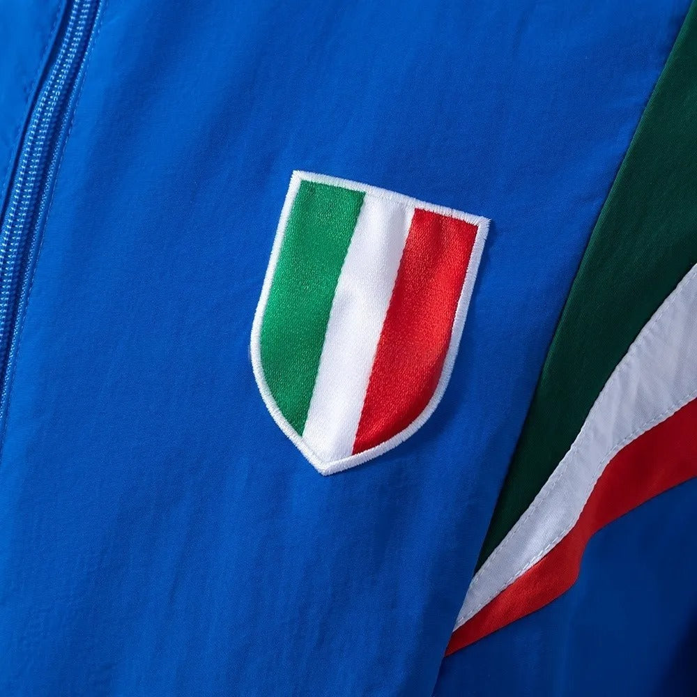 Italy Windbreaker 2025/26 Blue Football Kit