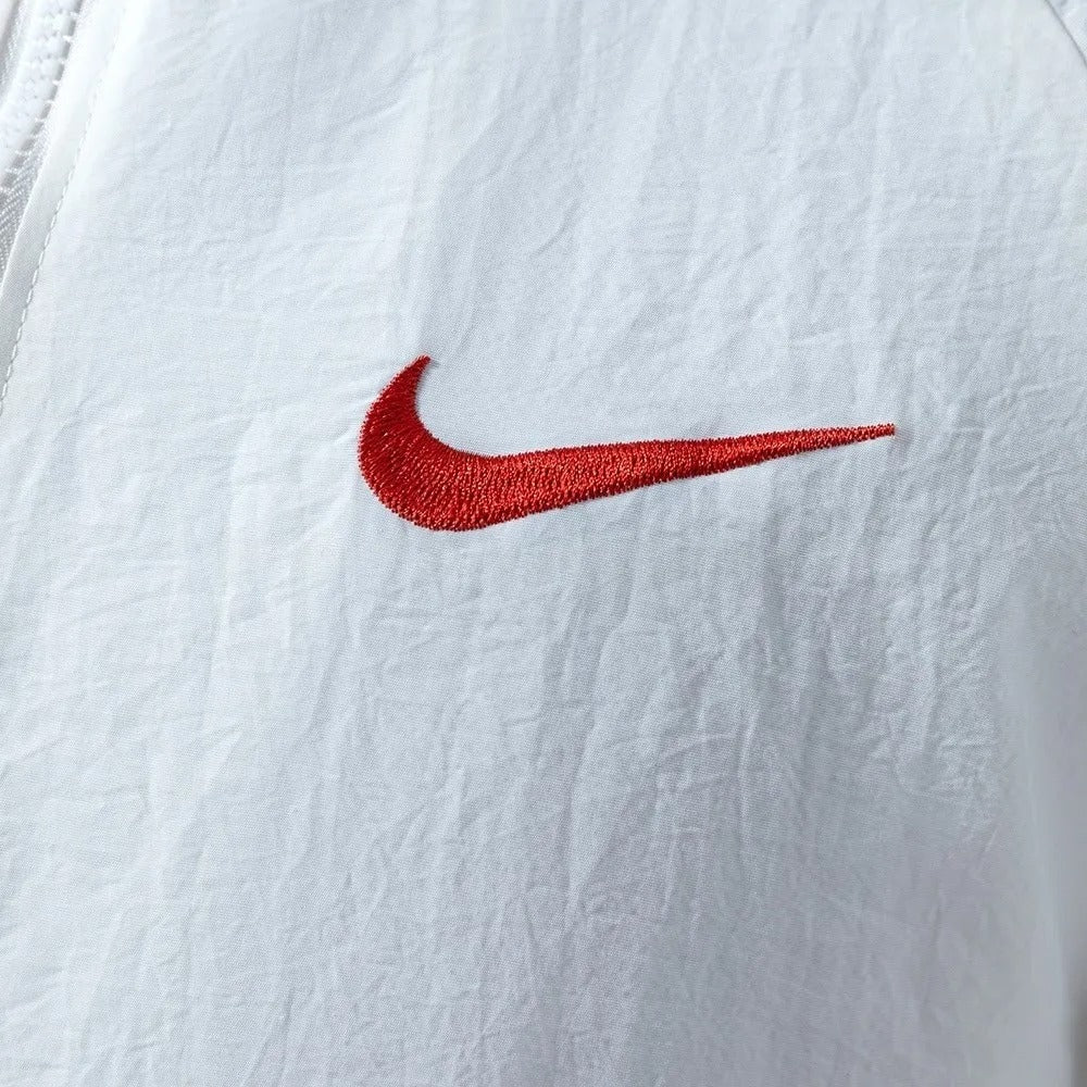 Barcelona Windbreaker 2025/26 White Football Kit
