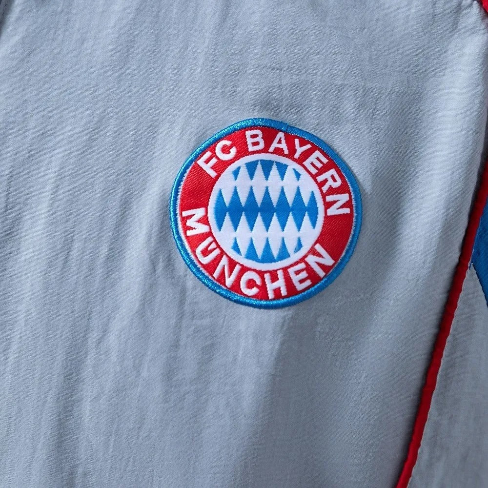 Bayern Munich Windbreaker 2025/26 Grey Football Kit