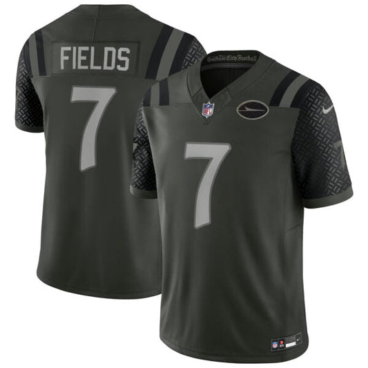 Justin Fields New York Jets 2025 Rivalries Collection Jersey - Gotham Green