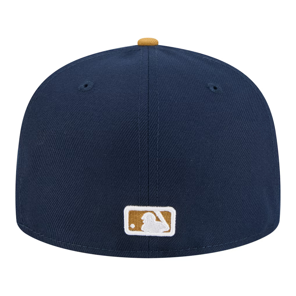 New Era  Athletics Two-Tone Color Pack 59FIFTY Fitted Hat - Navy/Khaki