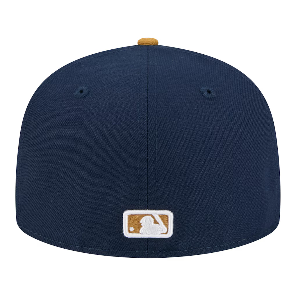 New Era Detroit Tigers 2-Tone Color Pack 59FIFTY Fitted Hat-Navy/Khaki