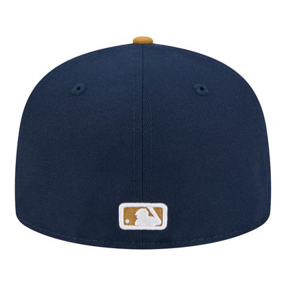 New Era Detroit Tigers 2-Tone Color Pack 59FIFTY Fitted Hat-Navy/Khaki
