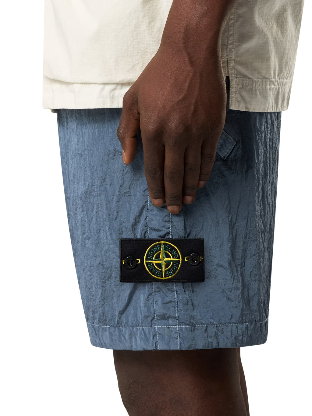 Stone Island Nylon Metal Shorts in Avio Blue