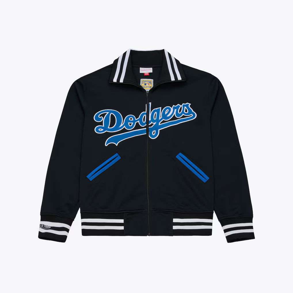 Mitchell & Ness Los Angeles Dodgers Black Replica Batting Practice Full-Zip Jacket