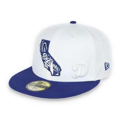 New Era Los Angeles Dodgers State View E1 59FIFTY-White/Blue