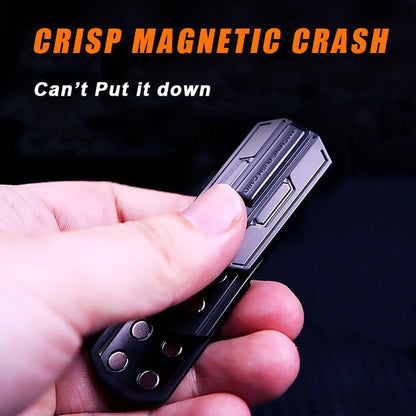 Magnetic Fidget Coin – PopFidget Metal Snap with High-Density Desk Toy