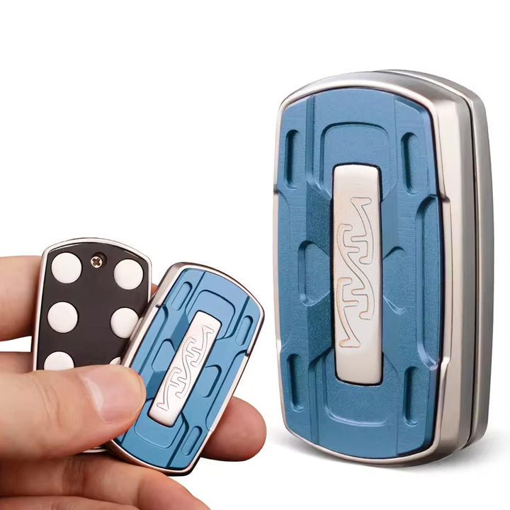 Magnetic Fidget Slider – Alloy CNC Engraved Sound Blade EDC Stress Relief ADHD Anxiety