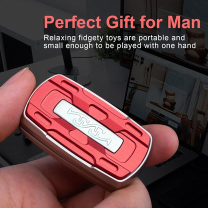 Magnetic Fidget Slider – Alloy CNC Engraved Sound Blade EDC Stress Relief ADHD Anxiety