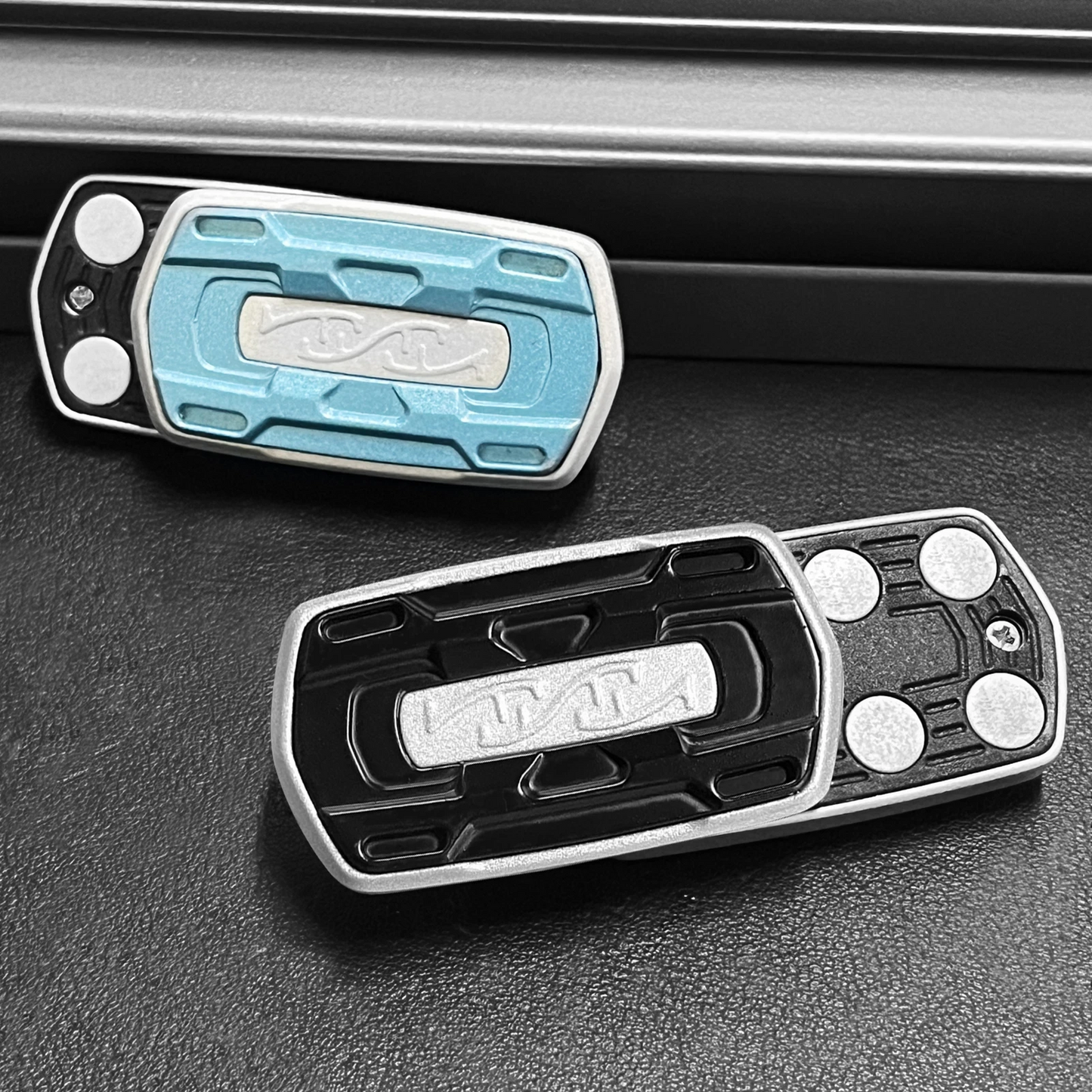 Magnetic Fidget Slider – Alloy CNC Engraved Sound Blade EDC Stress Relief ADHD Anxiety