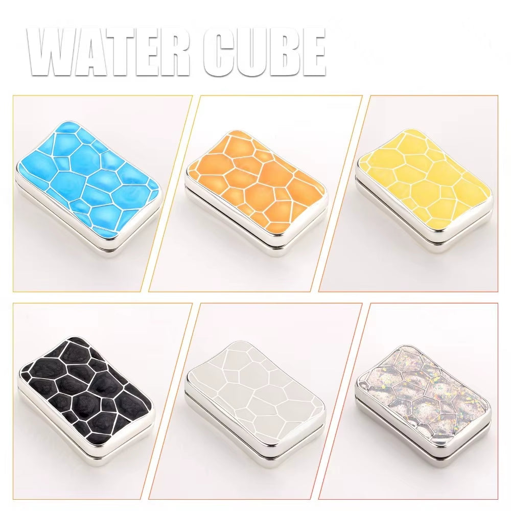 Magnetic Fidget Slider – Full Metal Infinity Push Water Cube Stress Relief EDC Desk Toy