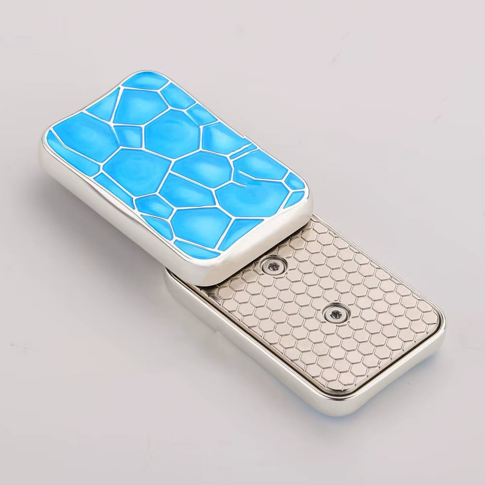 Magnetic Fidget Slider – Full Metal Infinity Push Water Cube Stress Relief EDC Desk Toy