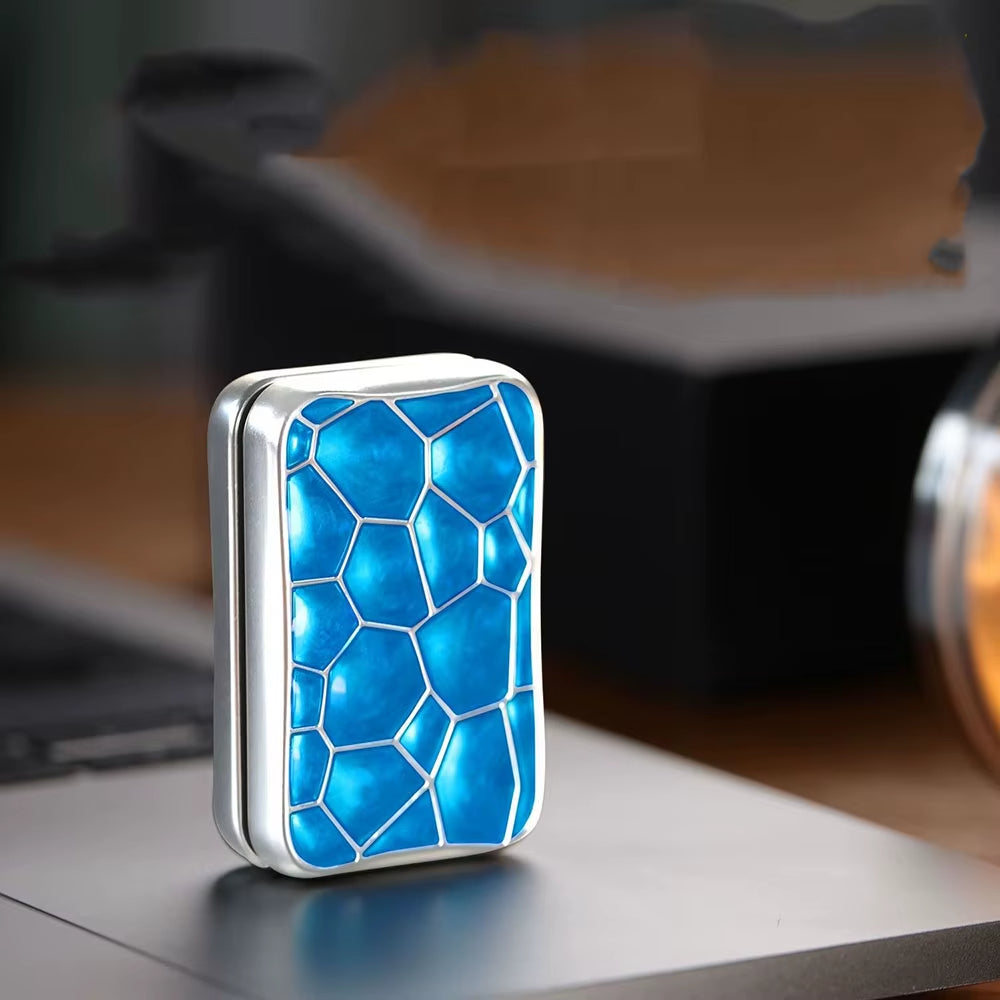 Magnetic Fidget Slider – Full Metal Infinity Push Water Cube Stress Relief EDC Desk Toy