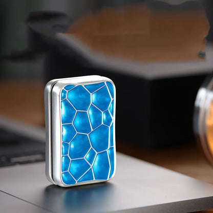 Magnetic Fidget Slider – Full Metal Infinity Push Water Cube Stress Relief EDC Desk Toy