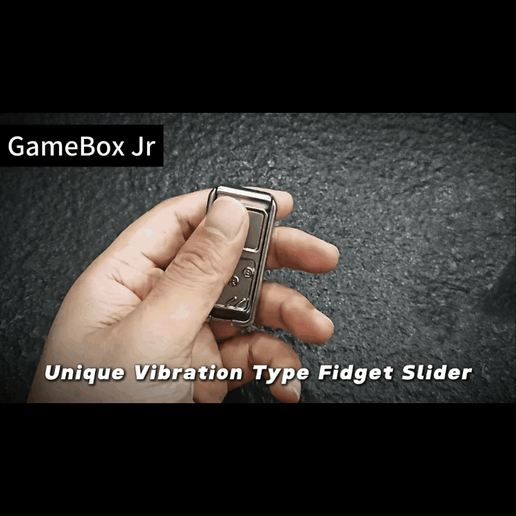 Magnetic Fidget Slider – Metal CNC Alloy Game Console Haptic Stress Relief EDC Toy