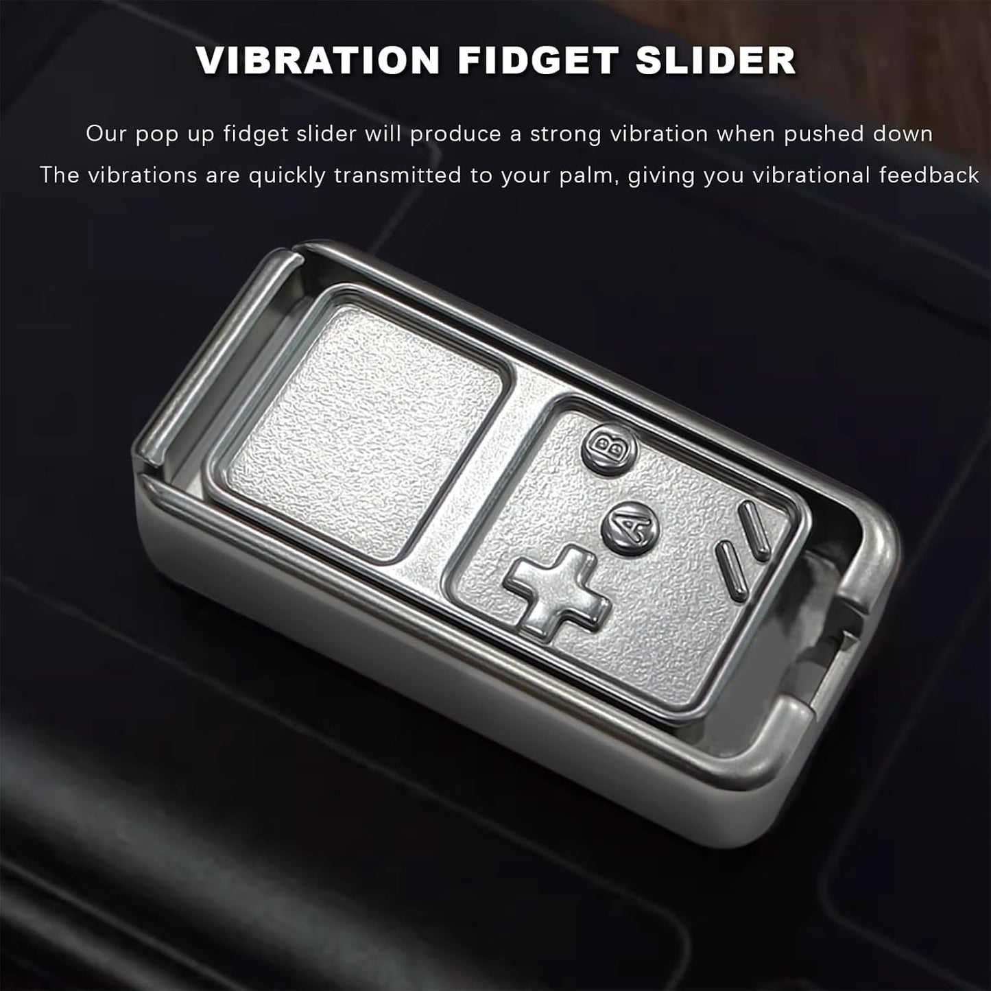 Magnetic Fidget Slider – Metal CNC Alloy Game Console Haptic Stress Relief EDC Toy
