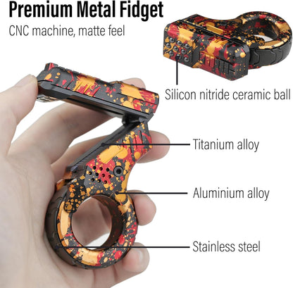 Magnetic Fidget Slider – Mini Marksman Titanium Toy with Metal