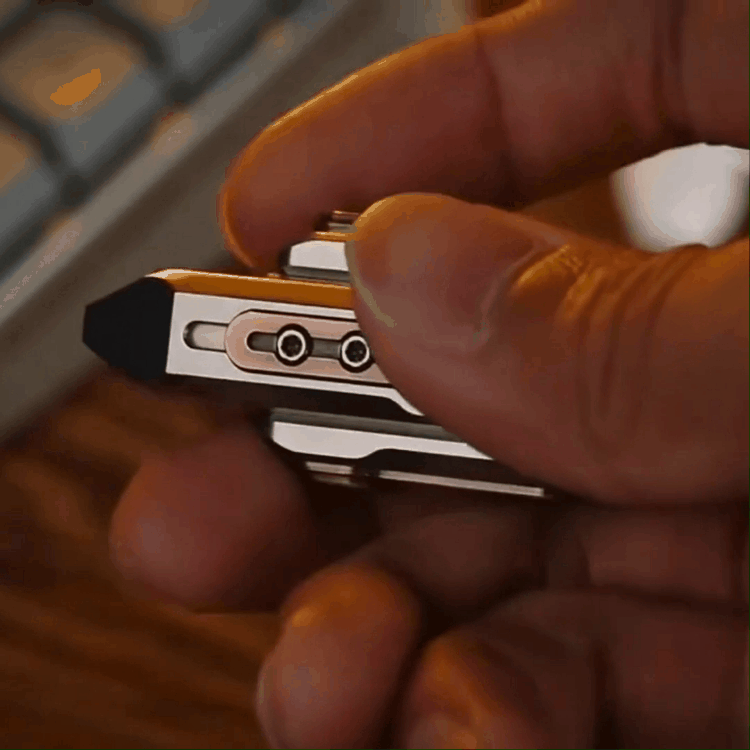 Magnetic Fidget Slider – RocketMag Metal with Zinc Alloy with Click Sound