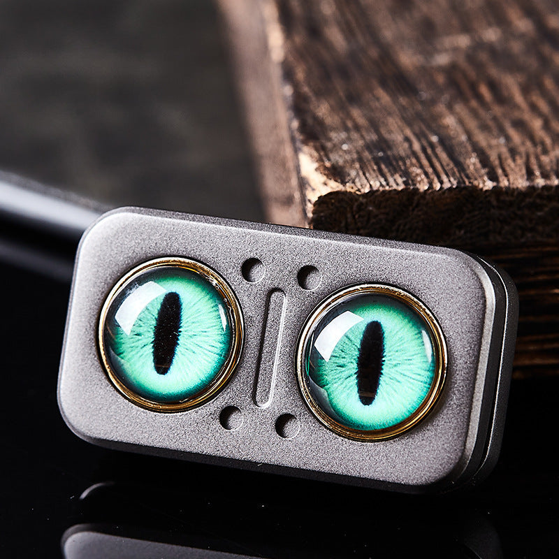 Magnetic Fidget Spinner – Owl Coin Titanium with 360° Stress Relief EDC