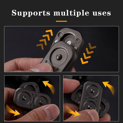 Magnetic Fidget Spinner – Owl Coin Titanium with 360° Stress Relief EDC