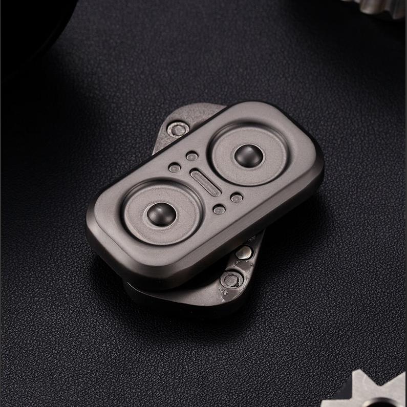 Magnetic Fidget Spinner – Owl Coin Titanium with 360° Stress Relief EDC