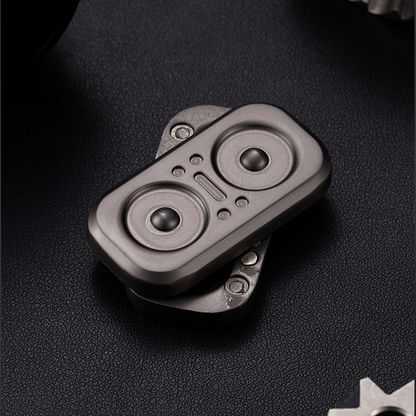 Magnetic Fidget Spinner – Owl Coin Titanium with 360° Stress Relief EDC