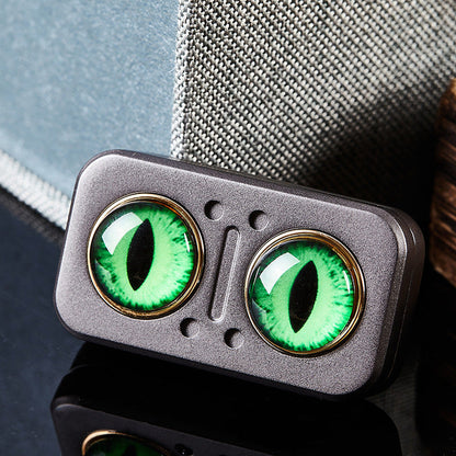 Magnetic Fidget Spinner – Owl Coin Titanium with 360° Stress Relief EDC