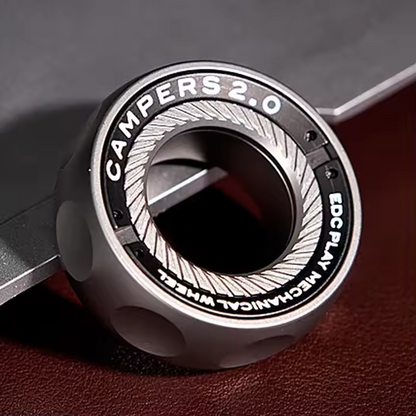 Magnetic Fidget Spinner – RelaxiSpin Rings with Stainless Steel & Brass Rings
