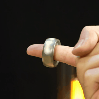 Magnetic Fidget Spinner – RelaxiSpin Rings with Stainless Steel & Brass Rings